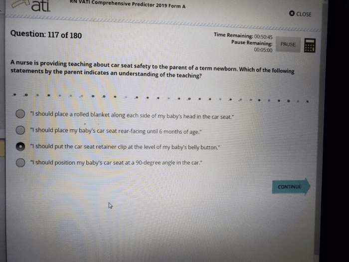 Ati comprehensive predictor 180 questions