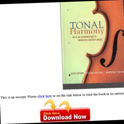 Tonal harmony 9th edition pdf