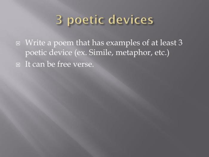 Devices poetic ords lyric poem uses